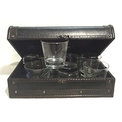 Générique GENERIQUE - Coffret bois avec 8 Verres 30cl Millenium* code EAN 3262318613083 