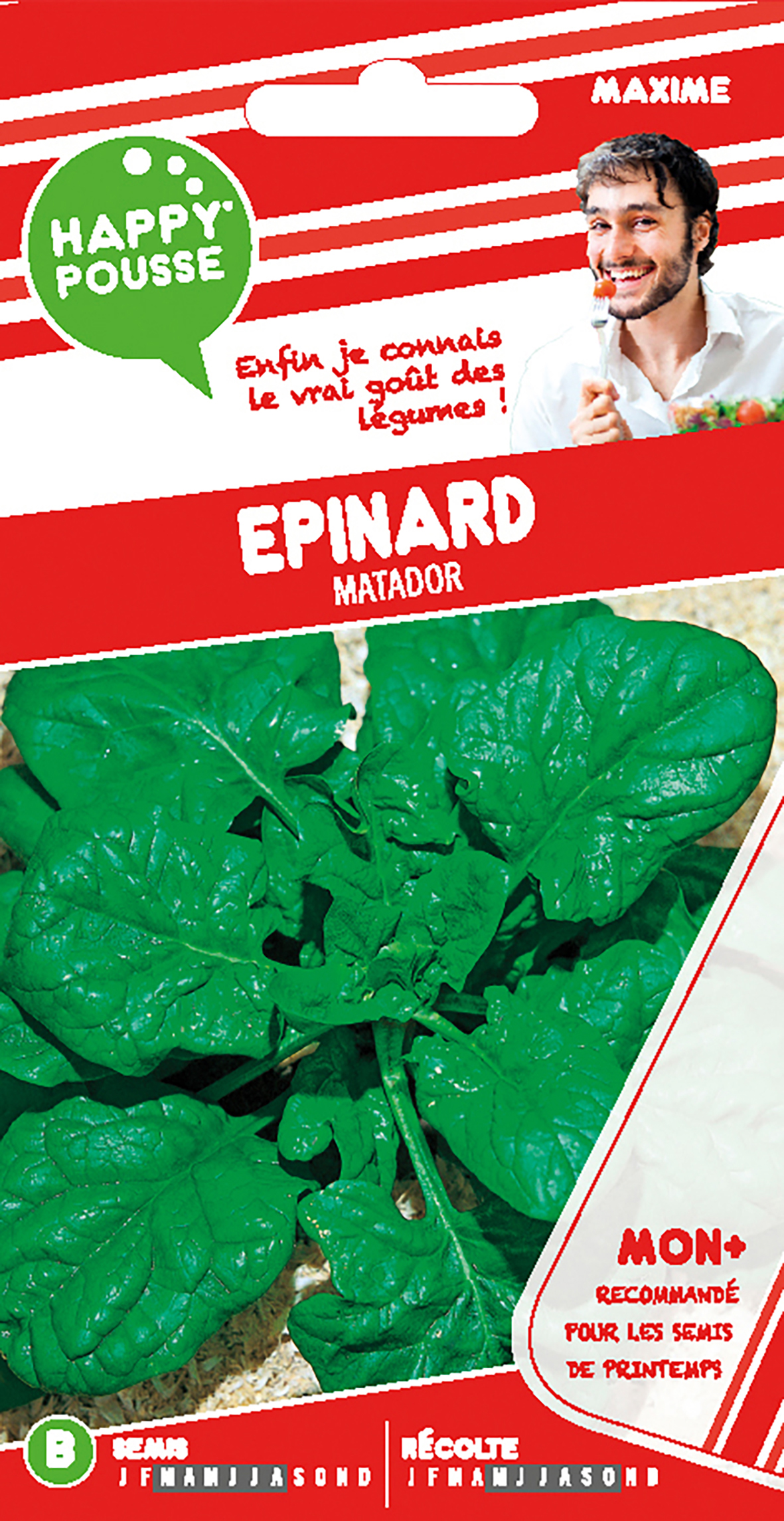 HAPPY POUSSE SEMENCE POTAGÈRE code EAN 3262819458282 