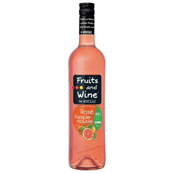 fruits-and-wine Boisson aromatisée à base de vin Rosé pamplemousse Bio 3262850042082 (3262850042082)