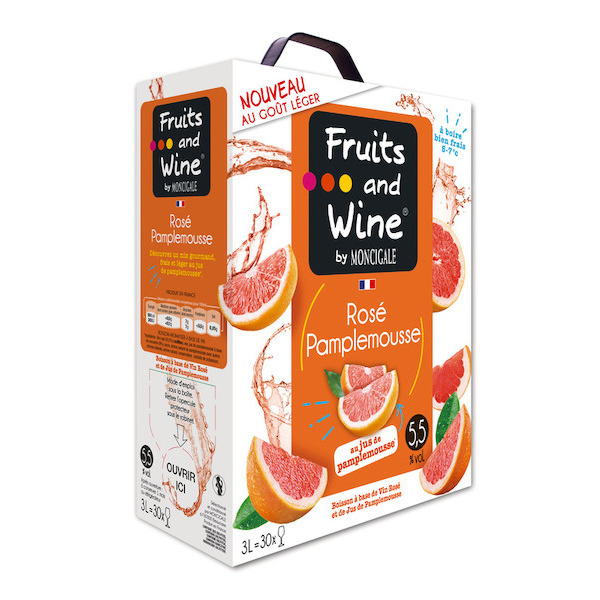 Fruits & Wine 
Rosé Pamplemousse