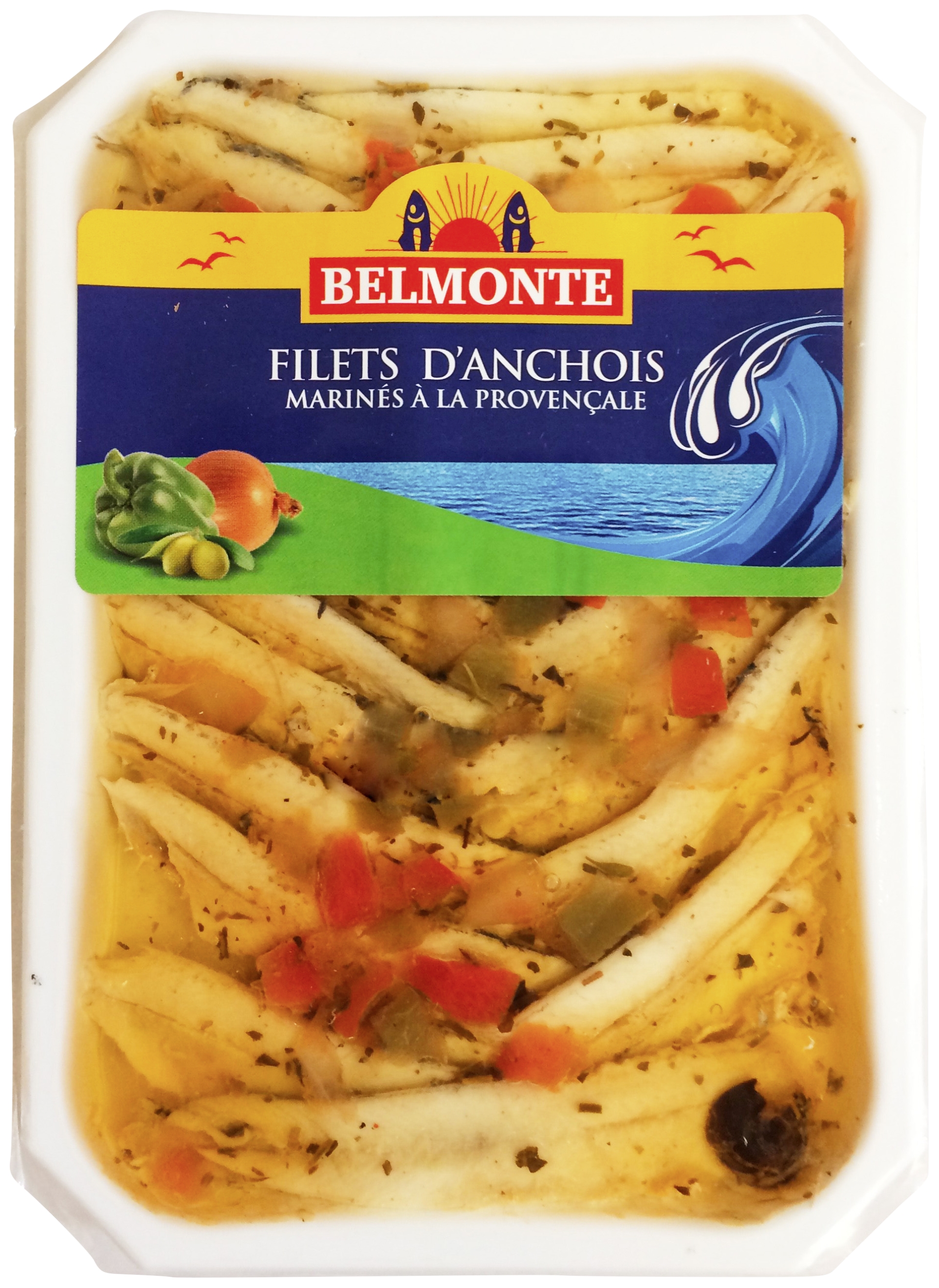 Belmonte Filets d'anchois marinés à la provençale Belmonte code EAN 3262961501201 