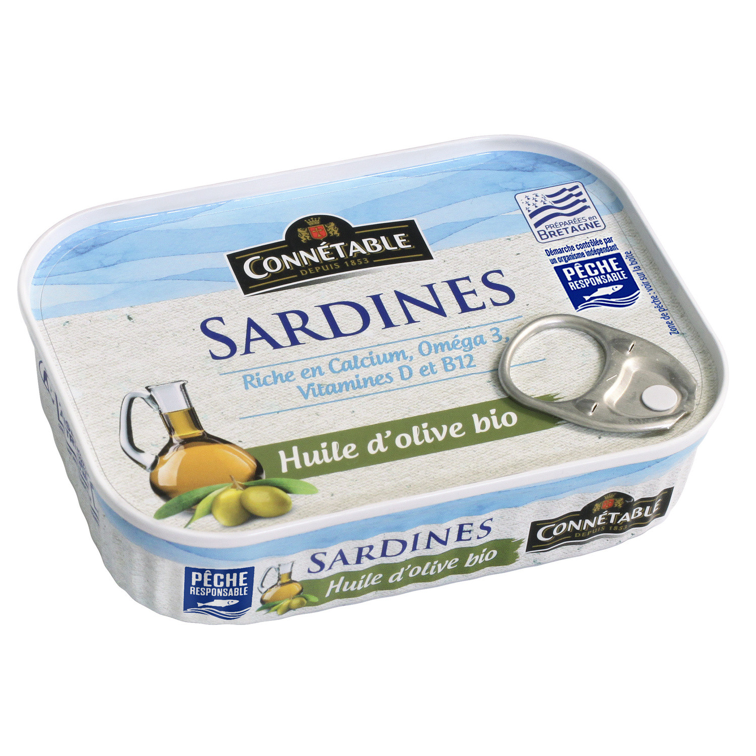 Sardines à l'huile d'olive vierge extra MSC CONNETABLE 3263670115710 CONNETABLE Sardines à l'huile d'olive vierge extra MSC CONNETABLE 3263670115710 CONNETABLE