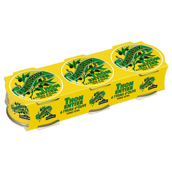 Thon entier à l'huile d'olive