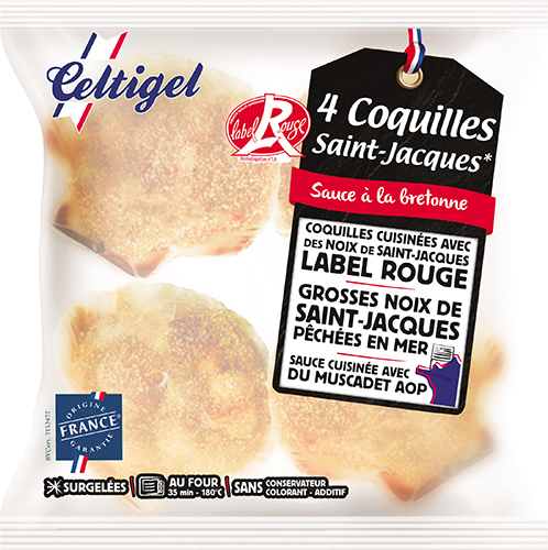 COQUILLES SAINT-JACQUES SAUCE À LA BRETONNE LAB...