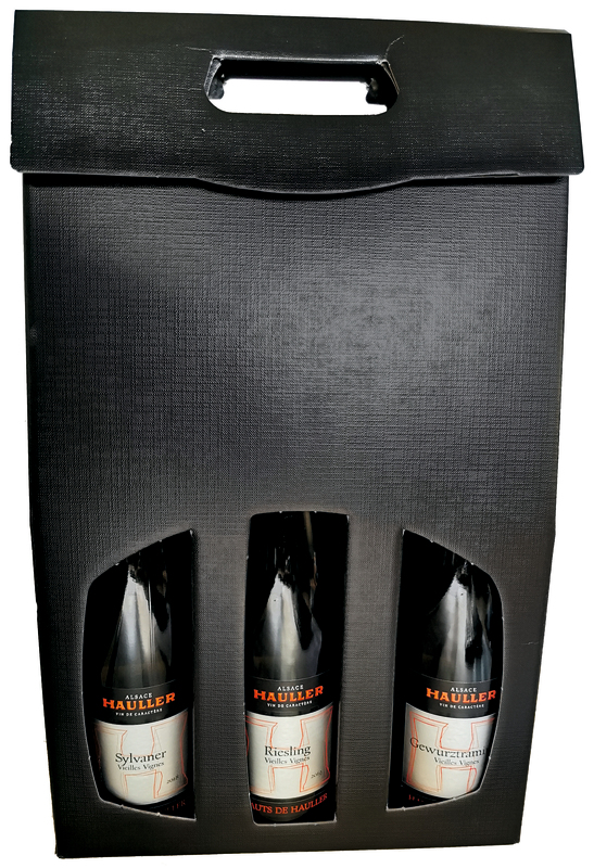 COFFRET ALSACE "VIEILLES VIGNES" DE 3 BOUTEILLES AOP ALSACE GEWURZTRAMINER BLANC - AOP ALSACE RIESLING BLANC - AOP ALSACE SYLVANER BLANC Hauller 3264440008577 Hauller COFFRET ALSACE "VIEILLES VIGNES" DE 3 BOUTEILLES AOP ALSACE GEWURZTRAMINER BLANC - AOP ALSACE RIESLING BLANC - AOP ALSACE SYLVANER BLANC Hauller 3264440008577 Hauller