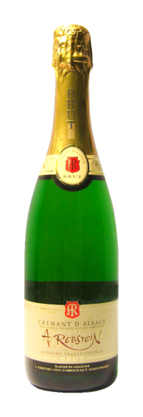 A. REBSTEIN AOP CRÉMANT D'ALSACE BRUT BLANC
 code EAN 3264440009840 