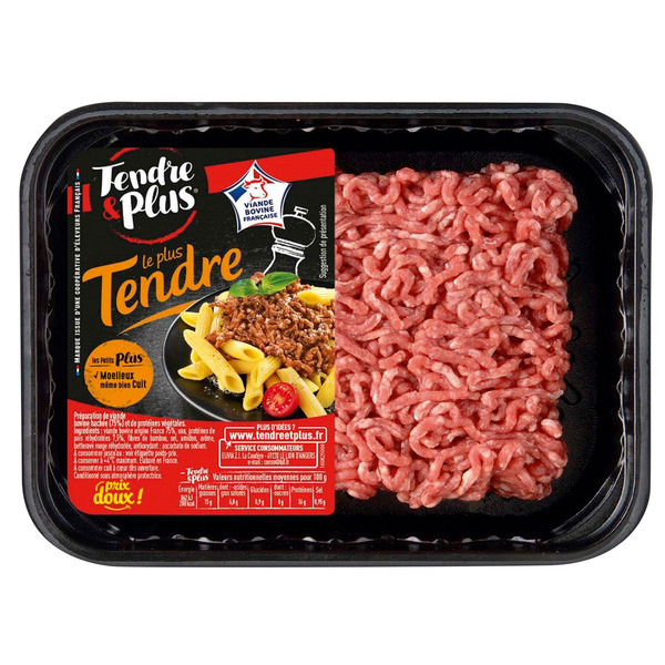  Haché tendre 15% M.G. TENDRE ET PLUS code EAN 3265980146163 