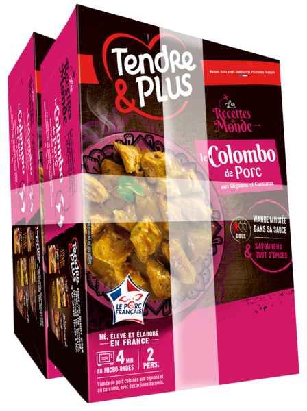 LOT DE 2 - COLOMBO DE PORC CUIT AUX OIGNONS ET ...