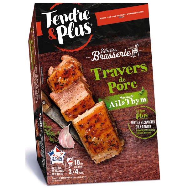 TRAVERS DE PORC AIL & THYM 
