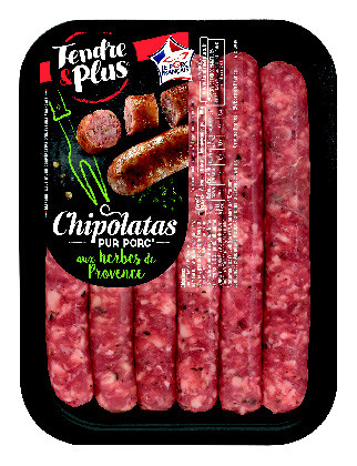 CHIPOLATAS AUX HERBES DE PROVENCE X 6 ”TENDRE ET +” 3265980780572 (3265980780572)