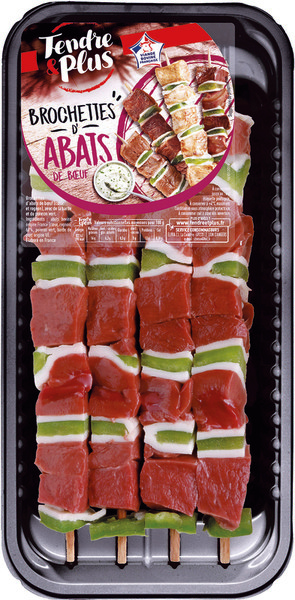 BROCHETTES D'ABATS DE BŒUF TENDRE ET PLUS