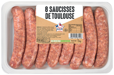  SAUCISSE DE TOULOUSE X8 code EAN 3266110081996 