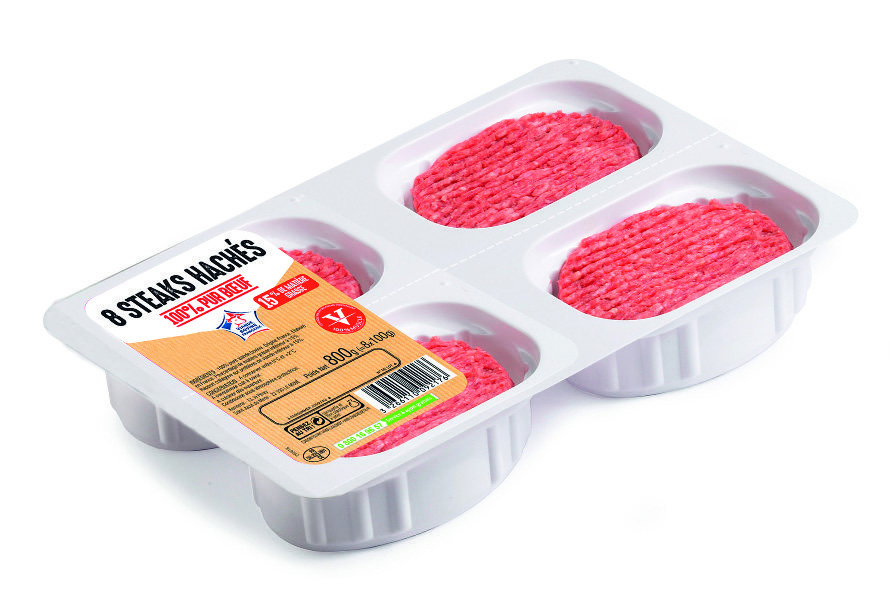  STEAK HACHÉ 15% MAT. GR.* X8  code EAN 3266110092176 