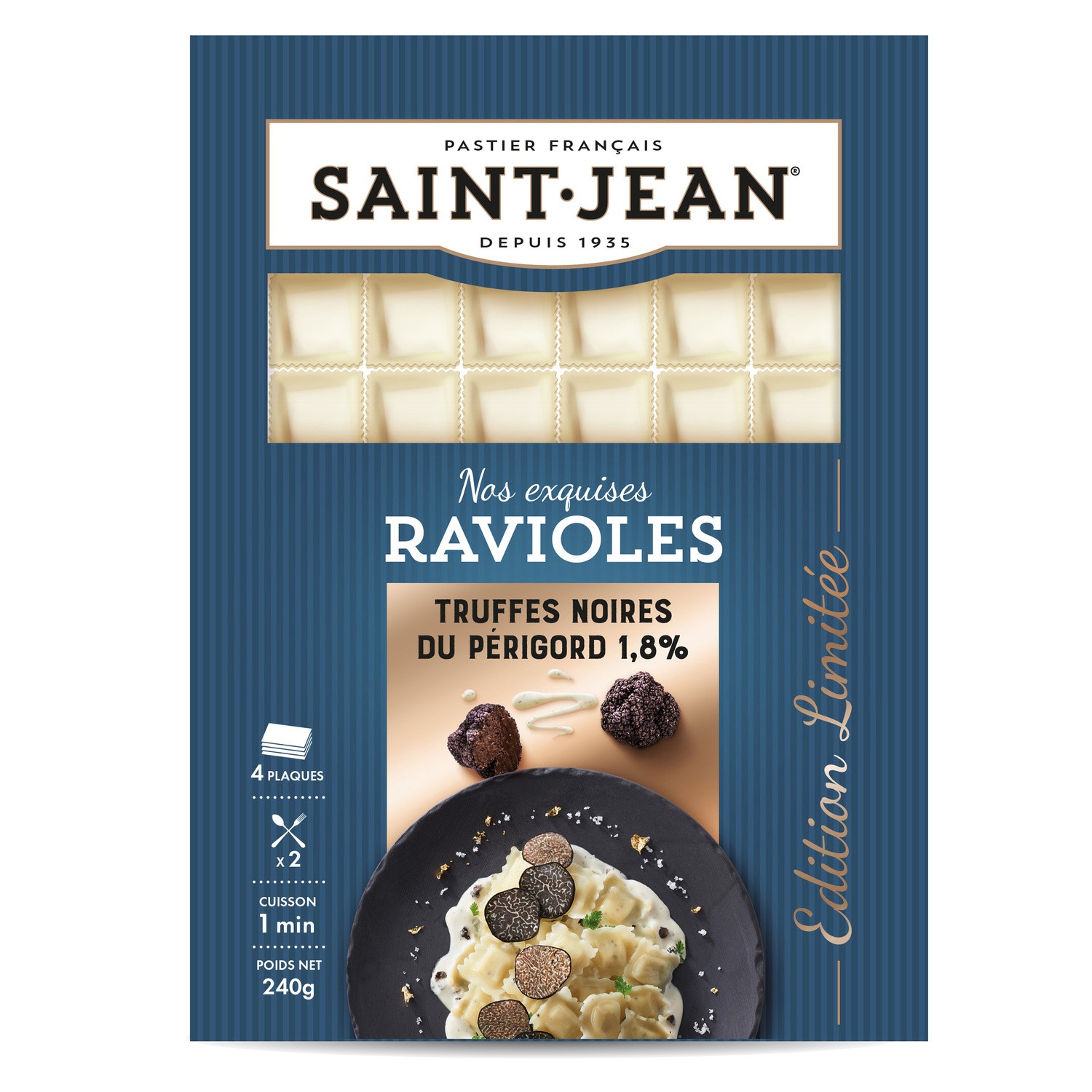 Pâtes fraiches Ravioles aux truffes noires du P...