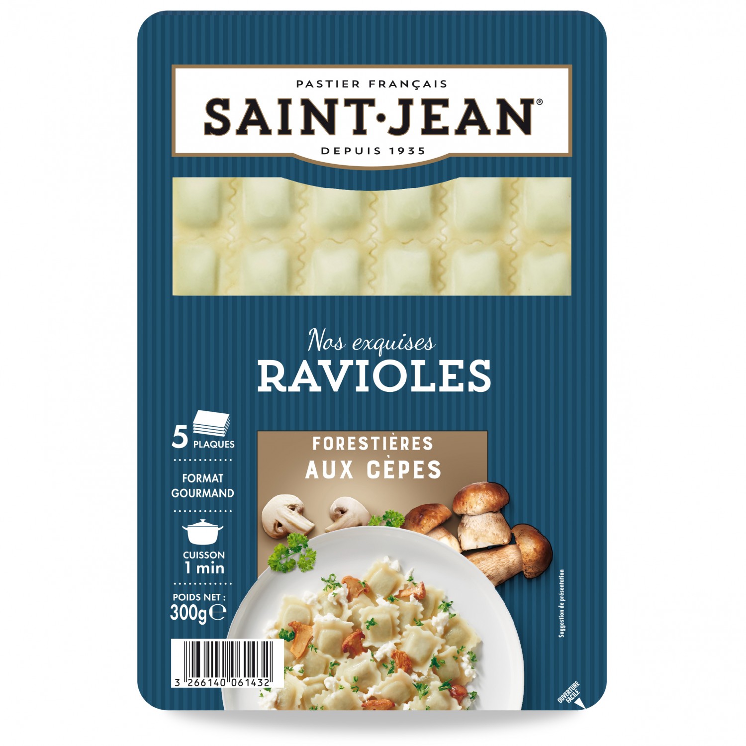 Pate fraiche ravioles forestières au cèpes SAIN...