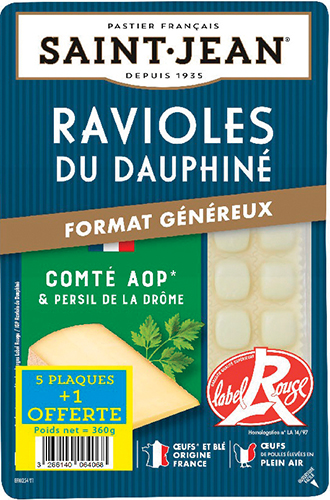 RAVIOLES DU DAUPHINÉ 
COMTÉ AOP & PERSIL 
DE LA...