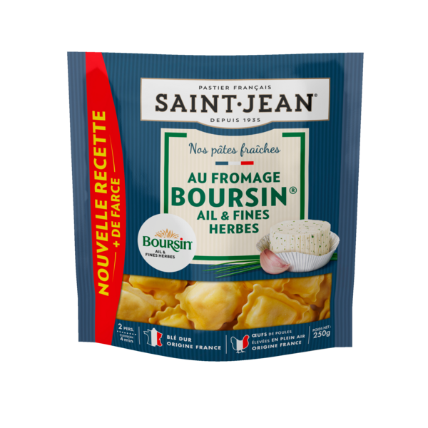 PÂTES FRAÎCHES AU FROMAGE BOURSIN® AIL & FINES ...