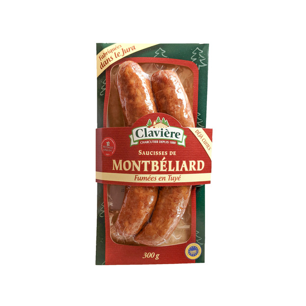 SAUCISSES DE MONTBÉLIARD CUITES IGP 
