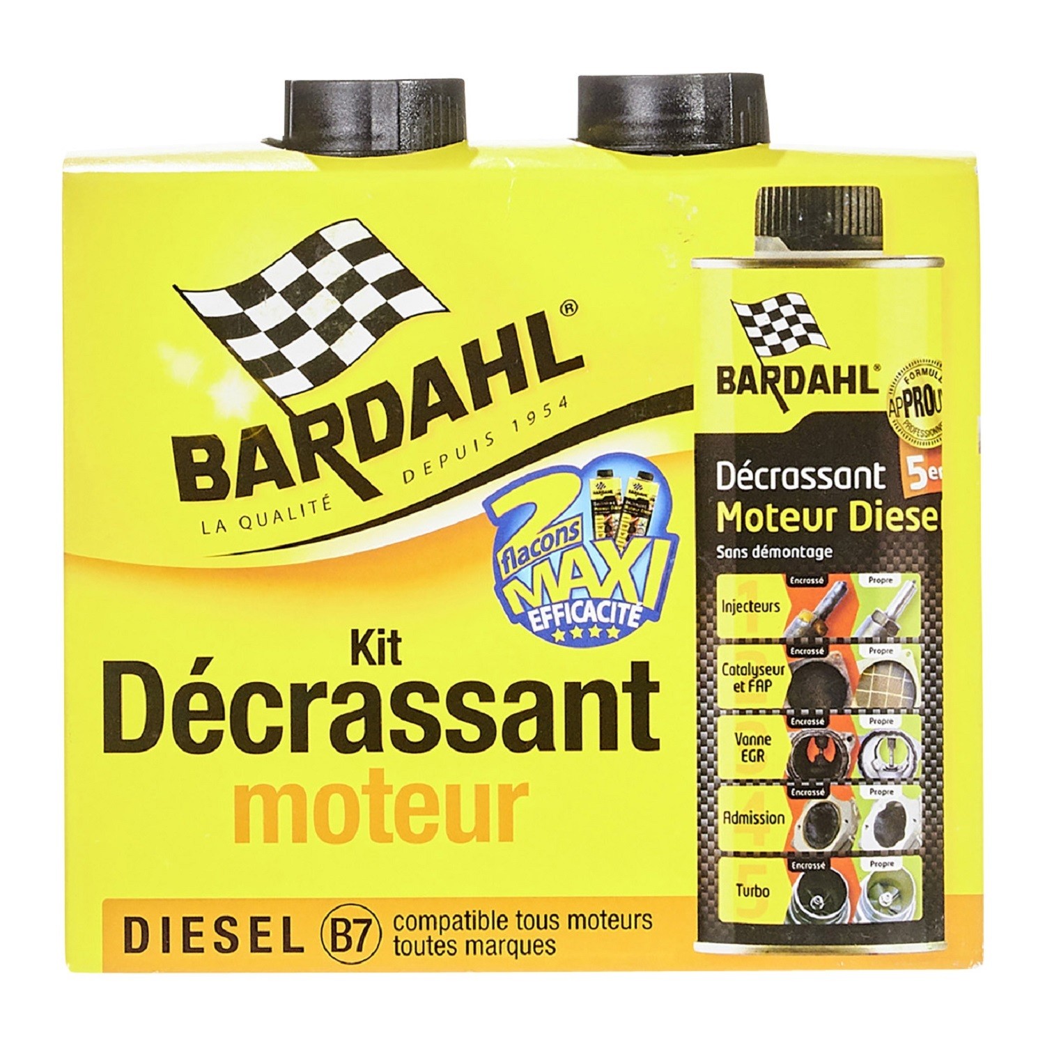 BARDHAL Décrassant moteur décrassant 5 en 1 diesel BARDHAL code EAN 3266720093792 