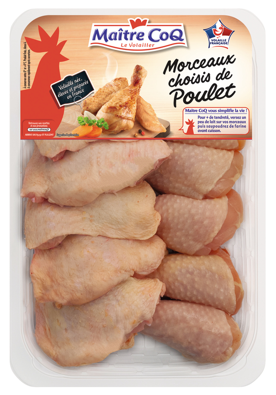 le gaulois ou maître coq 6 PILONS DE POULET + 6 HAUT DE CUISSES DE POULET le gaulois ou maître coq code EAN 3266980000769 