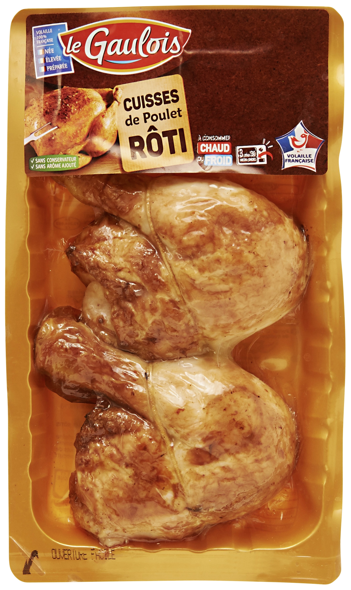 2 cuisses de poulet rôti Le Gaulois