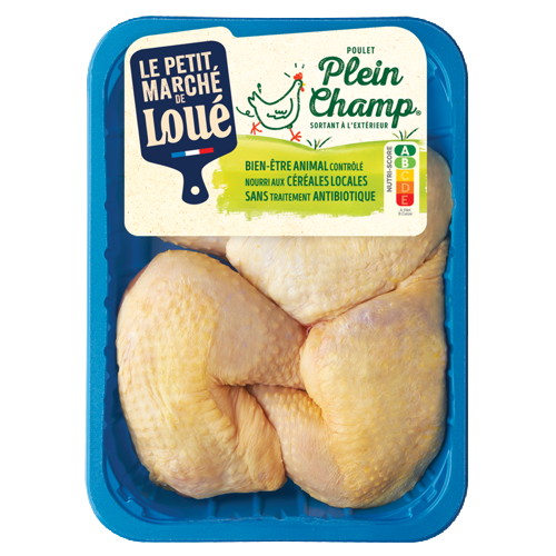  4 CUISSES DE POULET code EAN 3266980011147 
