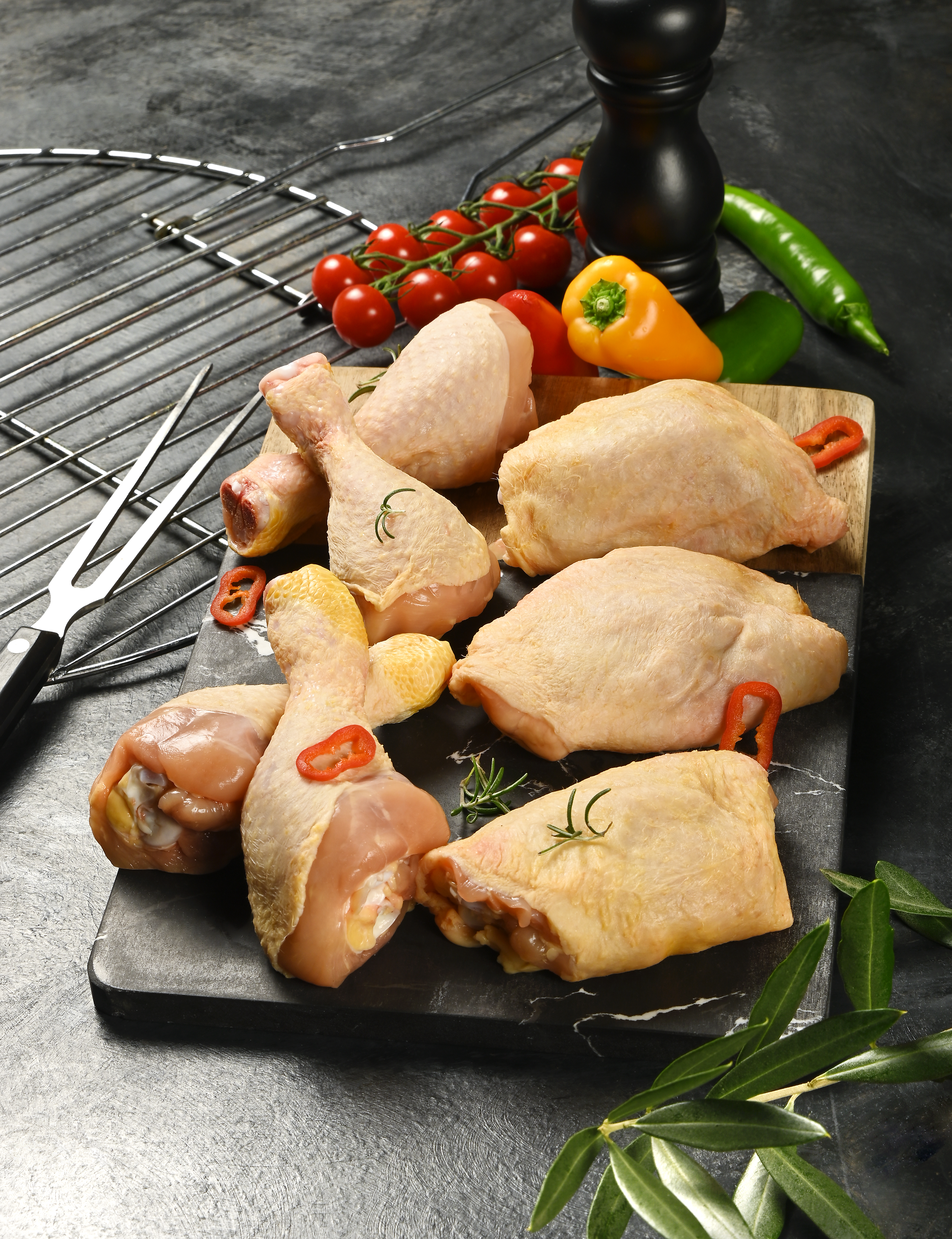 “PLEIN CHAMP” MORCEAUX D’ASSORTIMENT DE POULET JAUNE code EAN 3266980011178 