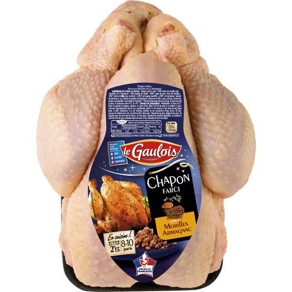 Chapon entier farci
