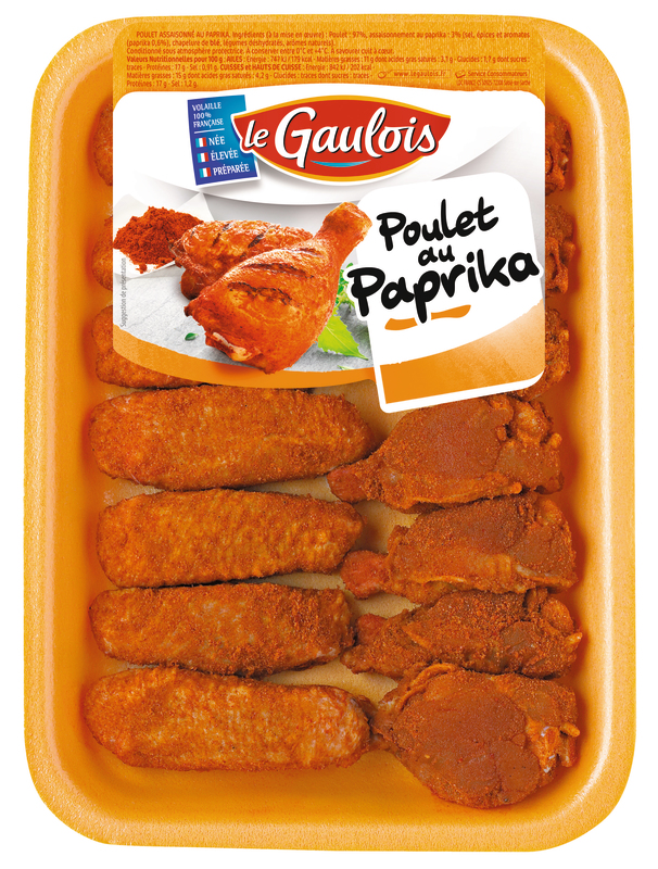AILES DE POULET  PAPRIKA Le Gaulois