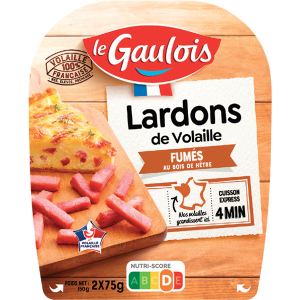 LARDONS DE VOLAILLE FUMÉS
