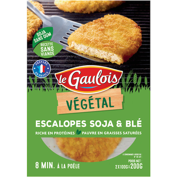le-gaulois-vegetal Escalopes soja & blé 3266980160647 (3266980160647)