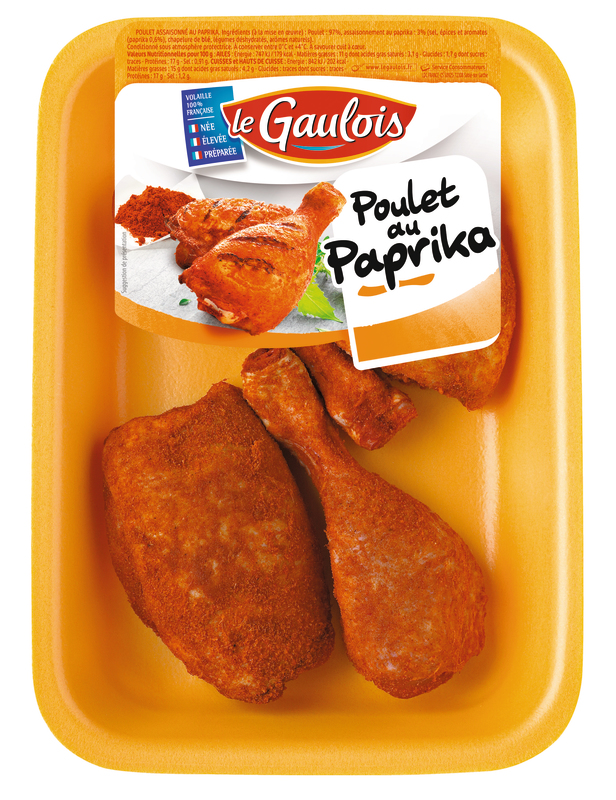 CUISSE DE POULET AU PAPRIKA LE GAULOIS