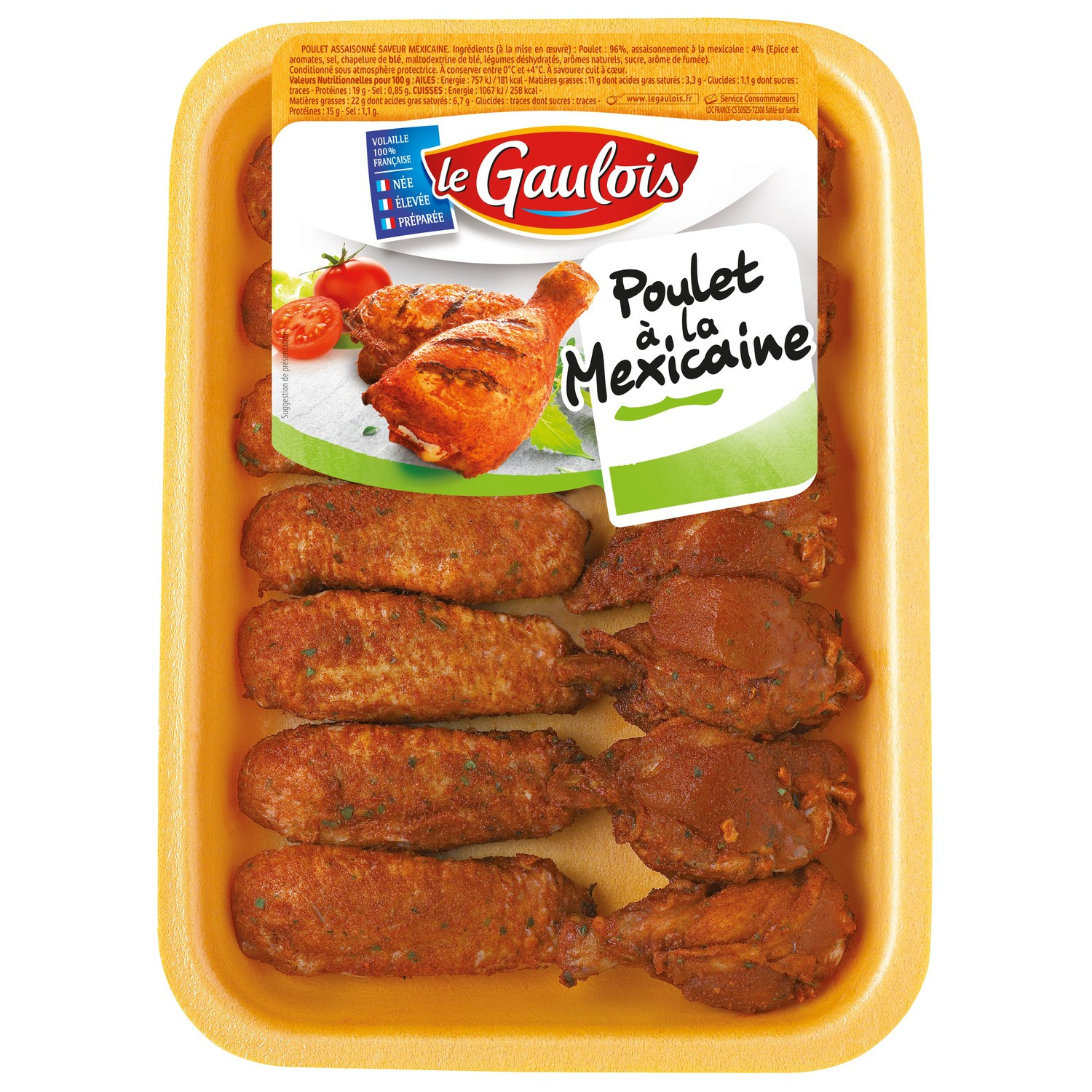 Aile de poulet à la mexicaine LE GAULOIS