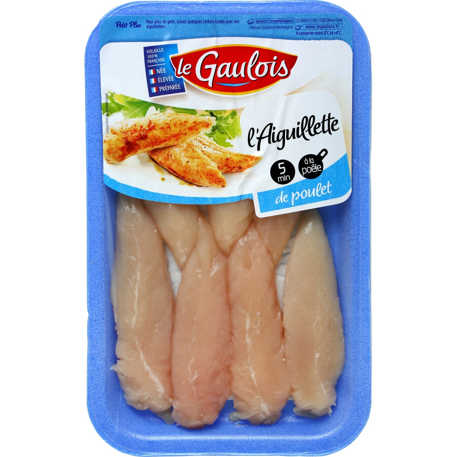 Aiguillettes de poulet blanc LE GAULOIS