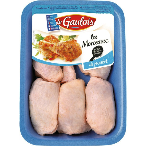 LES découpes DE POULET LE GAULOIS