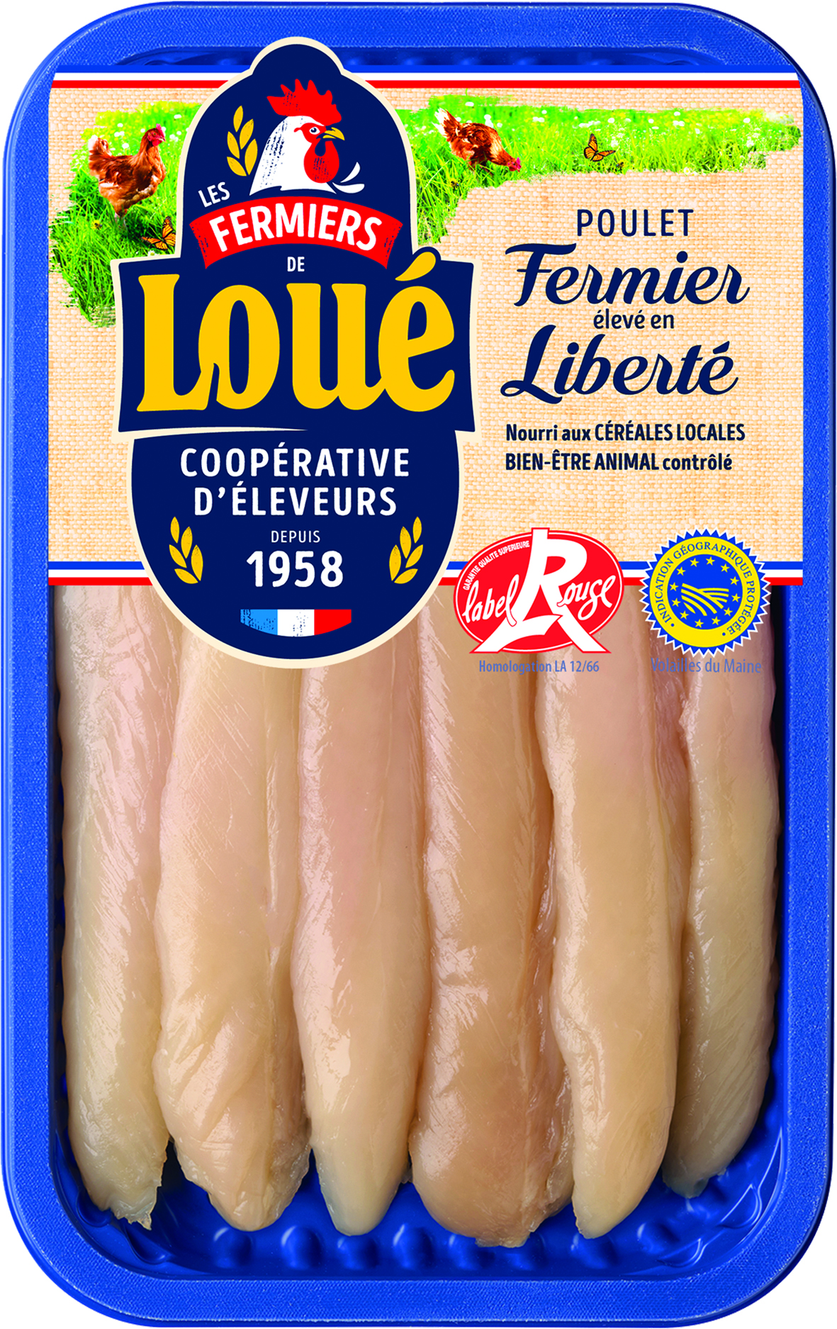 AIGUILLETTES DE POULET LABEL ROUGE IGP