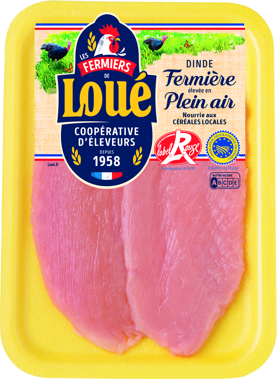 ESCALOPES DE DINDE LABEL ROUGE IGP
