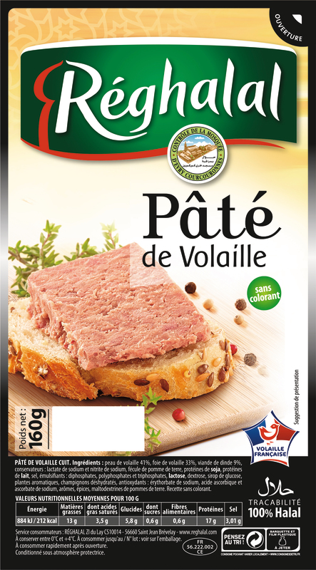 PÂTÉ DE VOLAILLE HALAL reghalal
