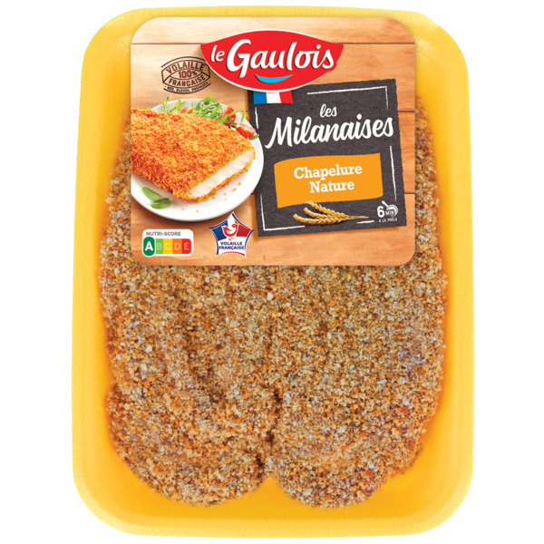 ESCALOPE DE DINDE MILANAISE X4 NATURE
