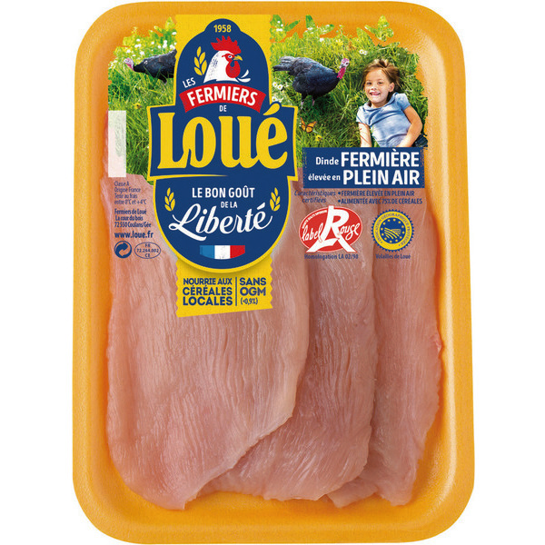 Escalopes de dinde fermière Label Rouge