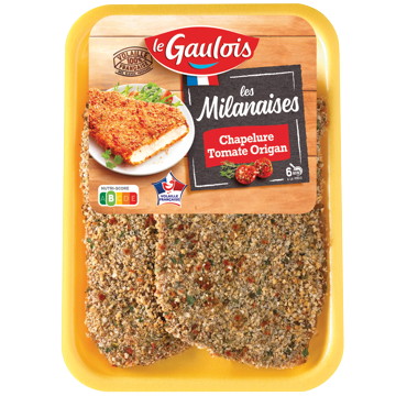 ESCALOPES DE DINDE LES MILANAISES X2