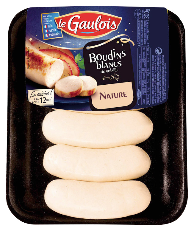 6 BOUDINS BLANCS NATURE Le Gaulois