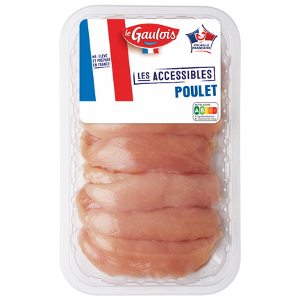 LES ACCESSIBLES AIGUILLETTES DE POULET BLANC code EAN 3266980677343 