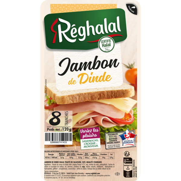 Jambon de dinde Halal Spécial Sandwich