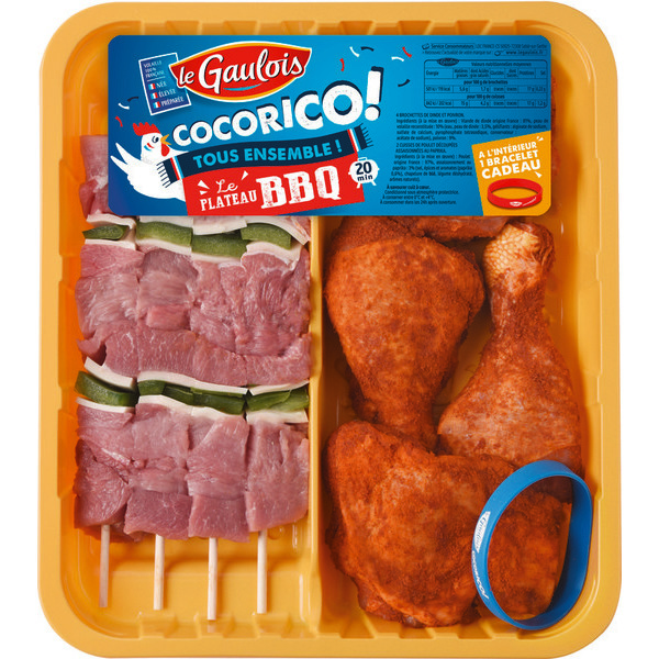 Plateau barbecue de volaille 