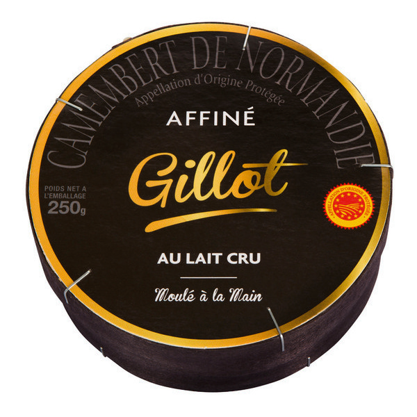 gillot Camembert de Normandie au lait cru A.O.P. code EAN 3267031040024 
