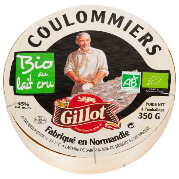  Coulommiers Au Lait Cru Bio Gillot  code EAN 3267031651015 