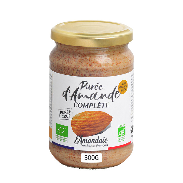 Purée d'amandes complète bio