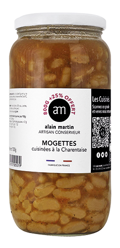 ALAIN MARTIN MOGETTES CUISINÉES À LA CHARENTAISE code EAN 3267615005579 