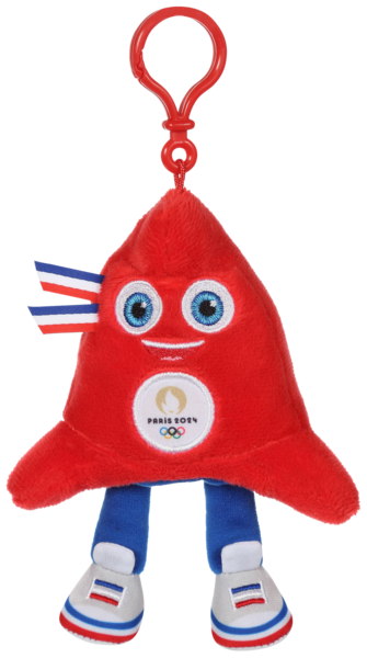 PORTE CLÉS PELUCHE MASCOTTE JEUX OLYMPIQUES PAR...